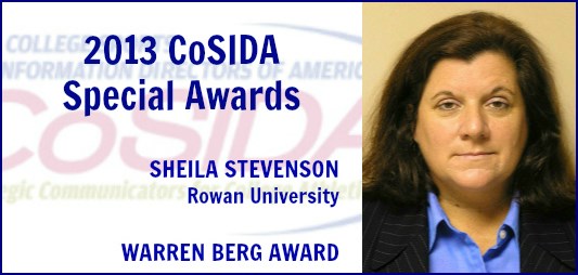 Special Awards Salute: Rowan's Sheila Stevenson honored with top college division honor as Warren Berg Award recipient